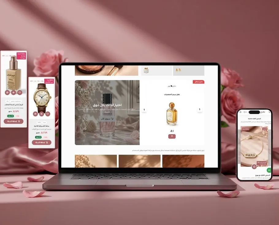 Bahij — A Salla store for cosmetics and perfumes.