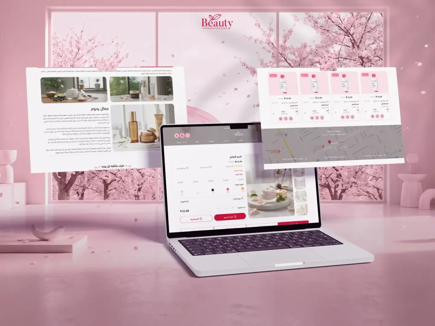 Beauty Store — interface 2