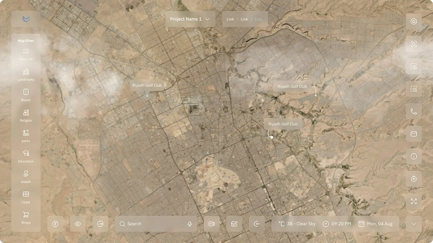 Nokhbat Almabani — interface 2
